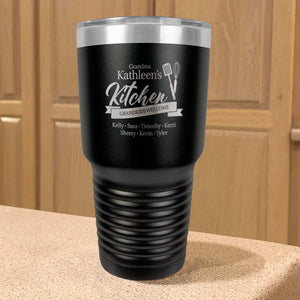 Personalized Stainless Steel Tumbler Grandkids Welcome