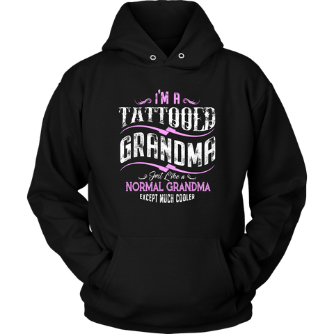 Image of Tattooed Grandma Hoodie Sweatshirt