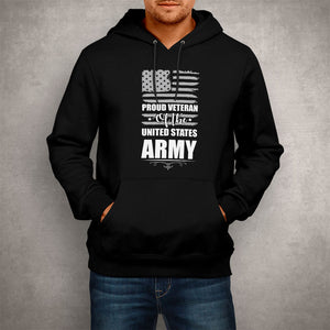 Unisex Hoodie Proud Veteran USA