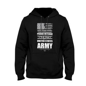 Unisex Hoodie Proud Veteran USA