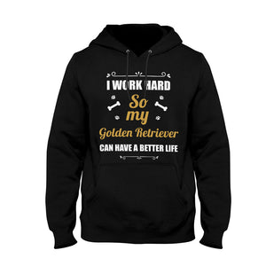 Personalized Unisex Hoodie, I Work Hard