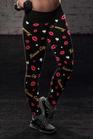 Image of KC Lovin Kisses FB Leggings