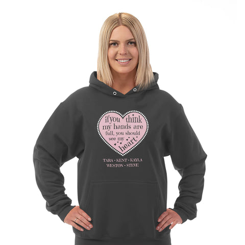 Image of Full Heart Personalized Hoodie