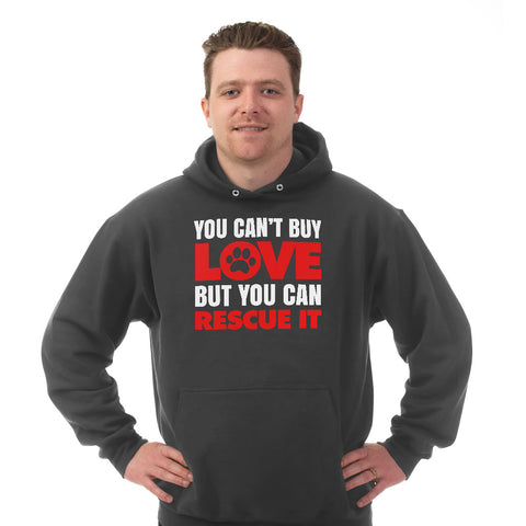 Image of Hoodie You Can't Buy Love But You Can Rescue It