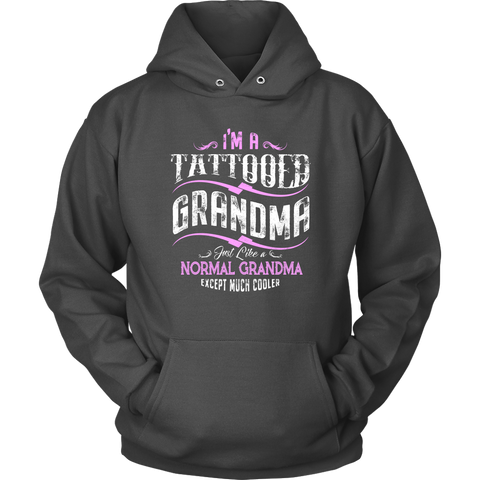 Image of Tattooed Grandma Hoodie Sweatshirt