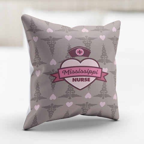 Image of Mississippi Nurse Pillowcase